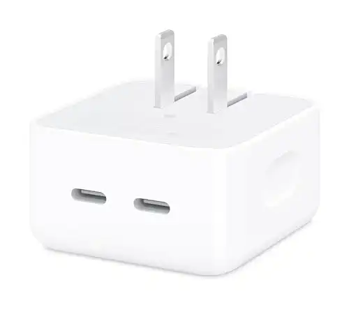 Apple 35W Dual USB-C Port Compact Power Adapter