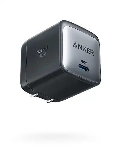 Anker USB C Charger, 713 Charger (Nano II 45W), GaN II PPS Fast Compact Foldable Charger