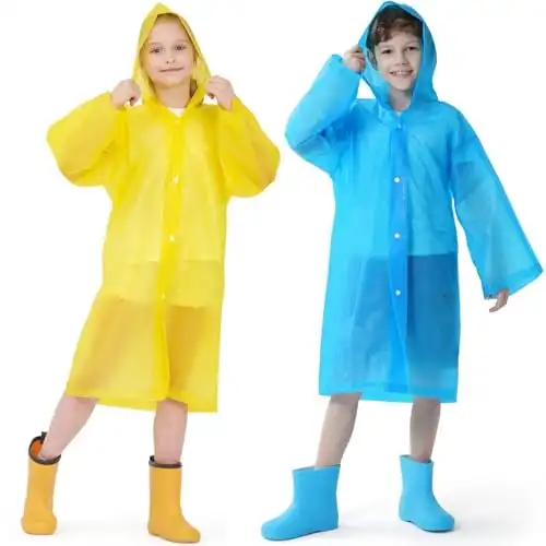 Kid's Re-useable Poncho - 2 Pack