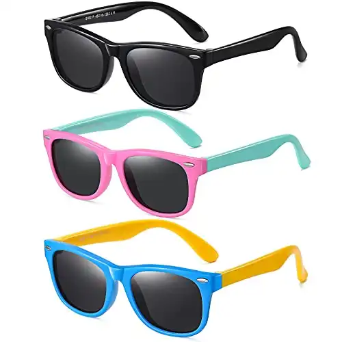 Kid's Polarized Sunglasses - 3 Pack