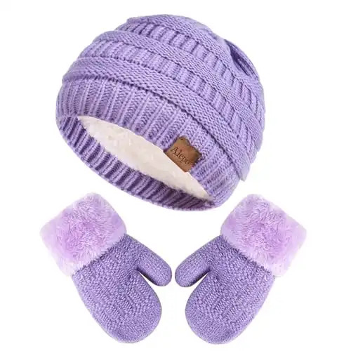 Baby's - Toddler's - Kid's Mittens and Beanie Set