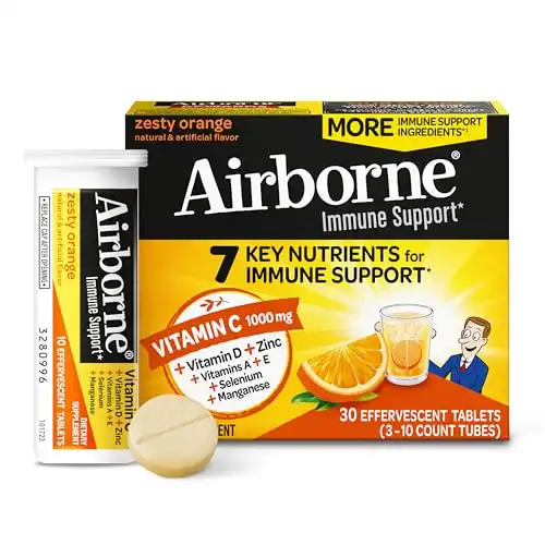 Airborne Dissolvable Vitamin C Tablets - 30 Count